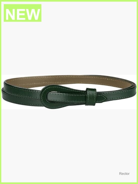Adjustable Faux Leather Skinny Waist Belt - Tie Knot Fashion Strap